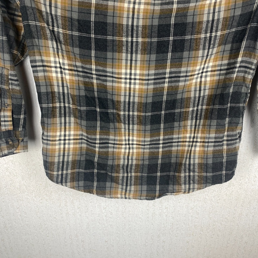 Eddie Bauer Mens Multicolor Plaid Flannel Casual Button Up Shirt Size XL - Picture 8 of 16